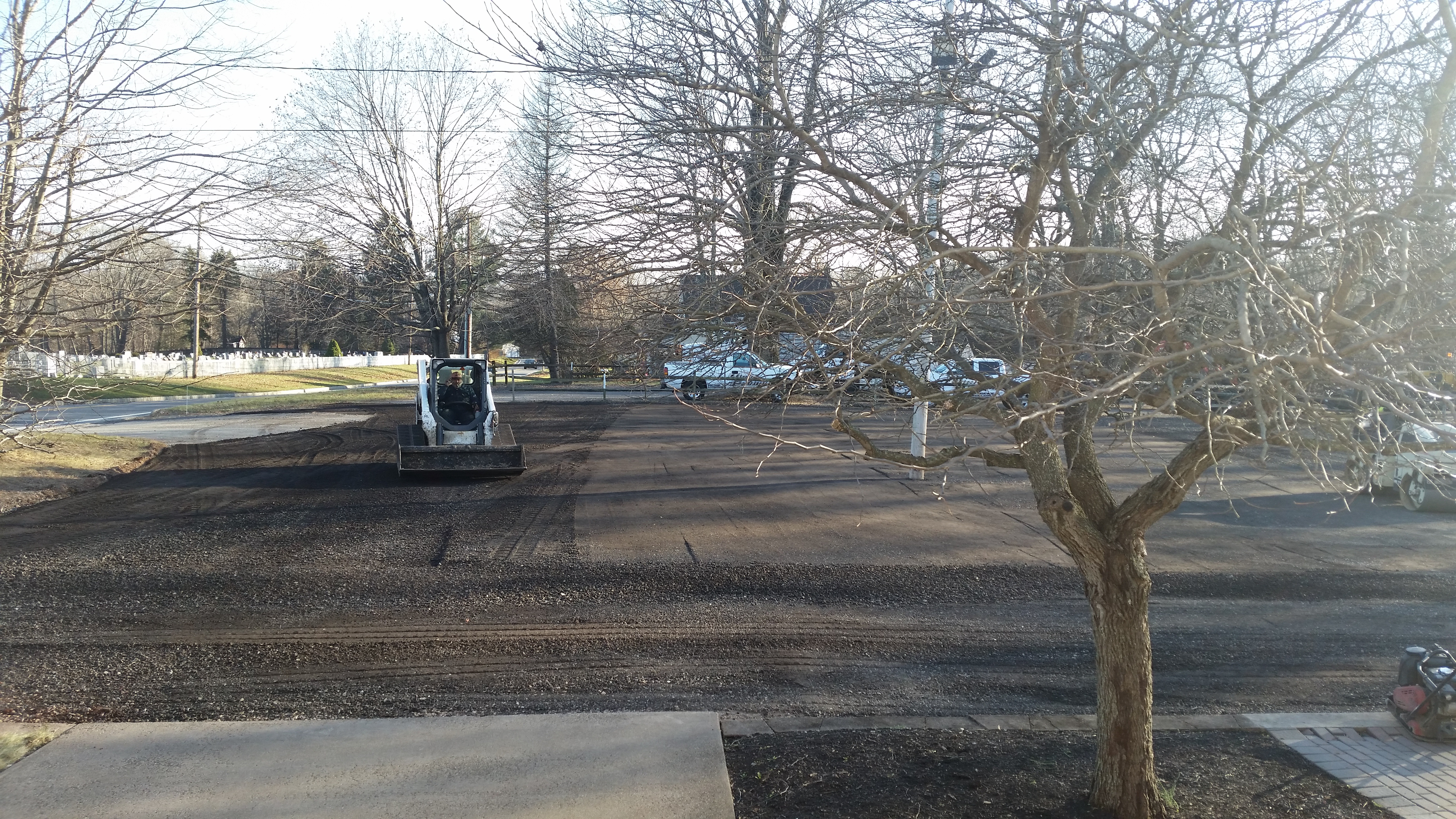 December 10_2018_Grading_and_compacting_the_parking_lot_.1